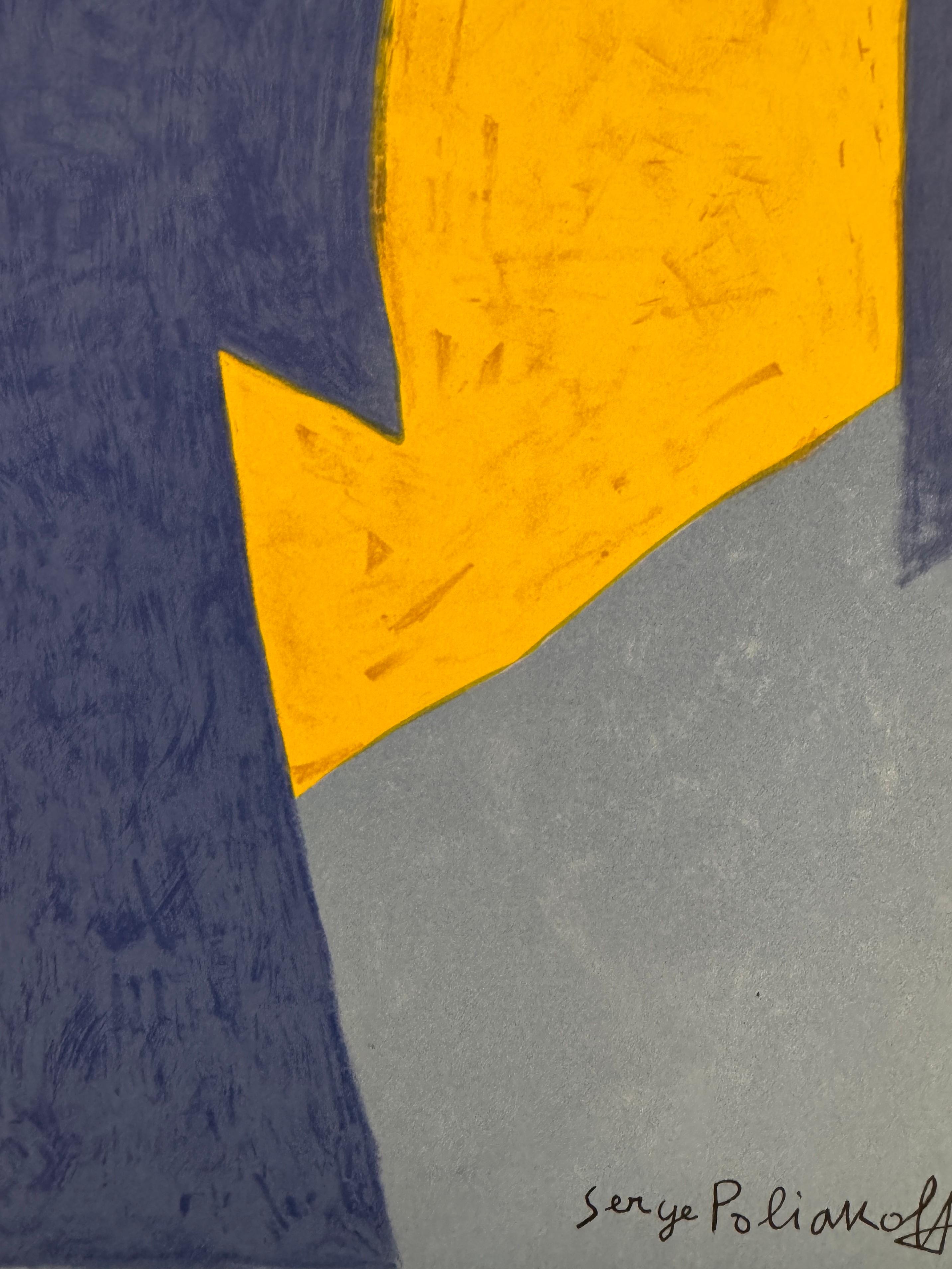 Musee National d'Art Moderne, (after) Serge Poliakoff, 1970 For Sale 2