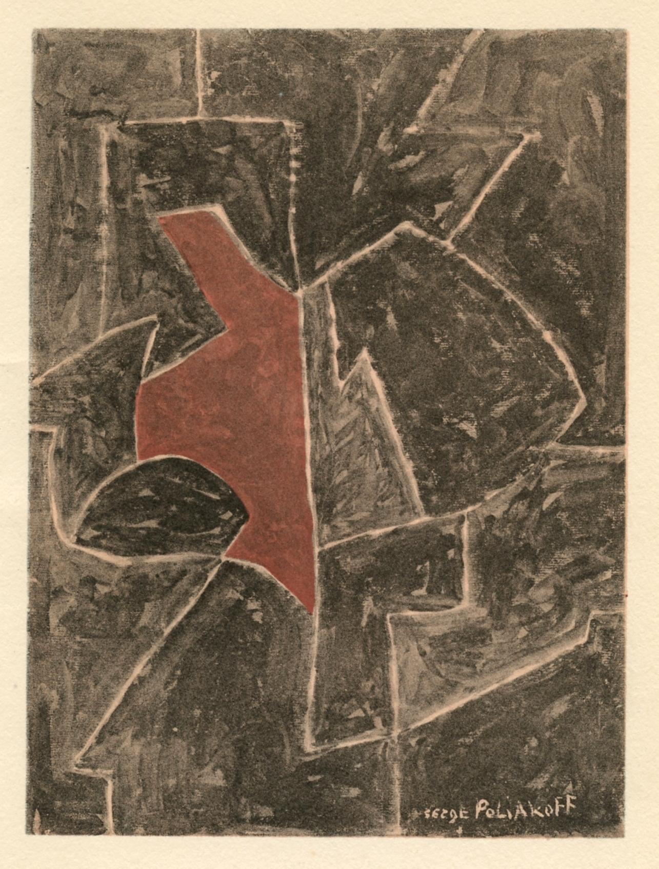 pochoir - Print by (After) Serge Poliakoff