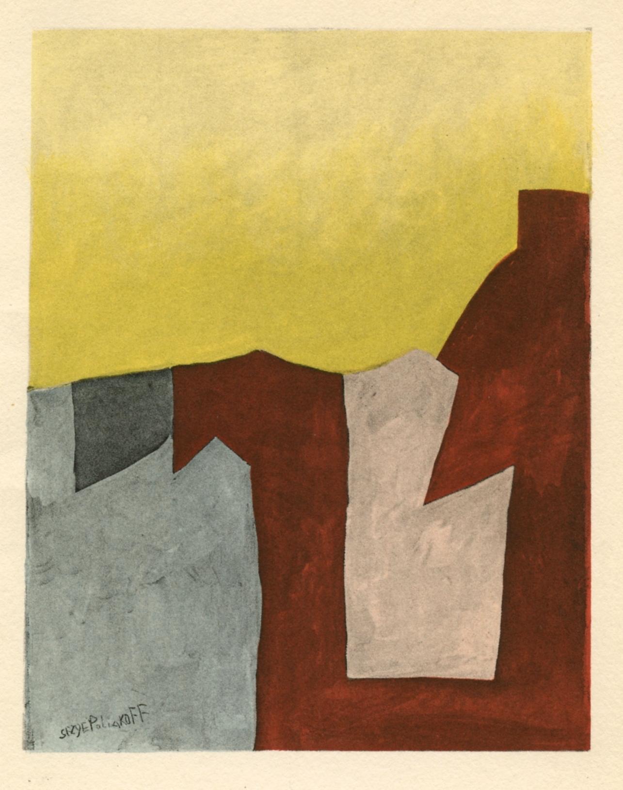 pochoir - Print by (After) Serge Poliakoff