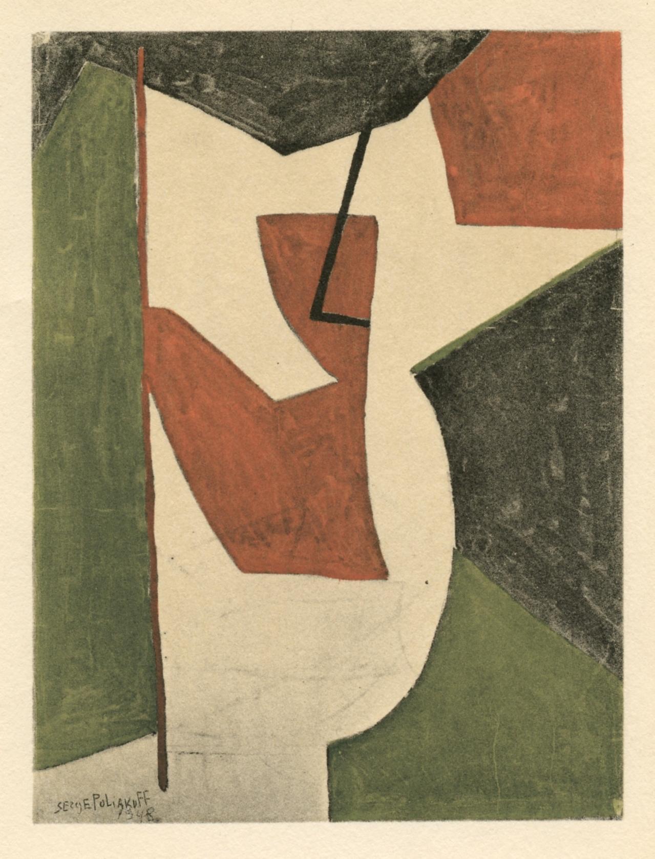 pochoir - Print by (After) Serge Poliakoff
