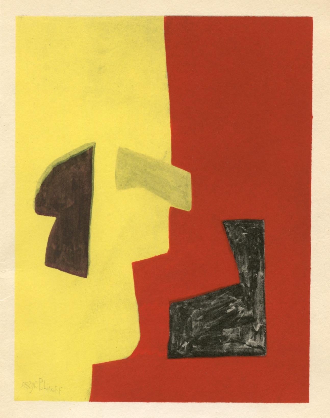 pochoir - Print by (After) Serge Poliakoff