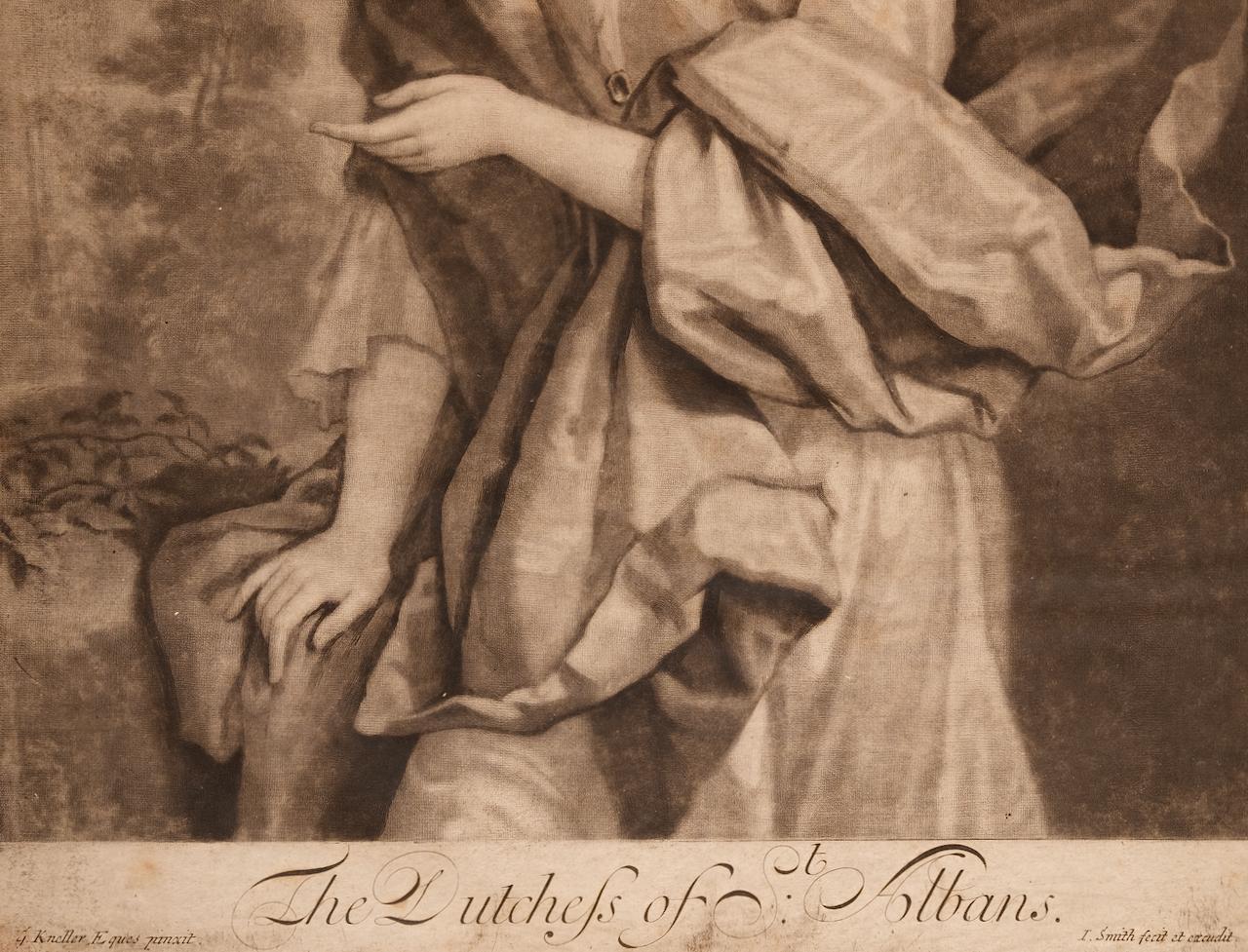 Die Herzogin von St. Albans: Ein Porträt aus dem 17. Jahrhundert nach einem Kneller-Gemälde im Angebot 1