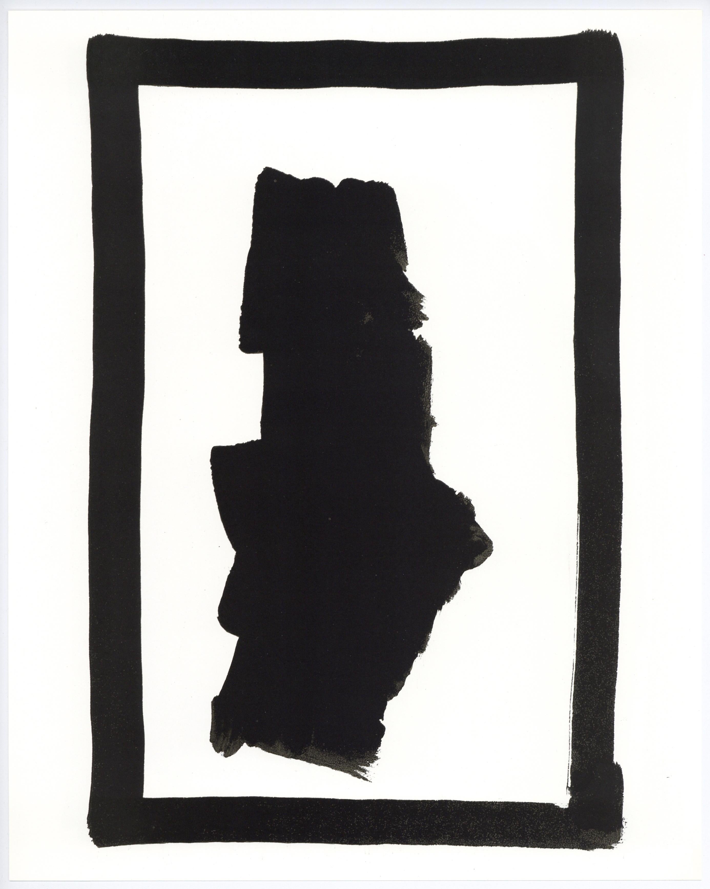 (after) Sol LeWitt Abstract Print - "Black Gouache" lithograph