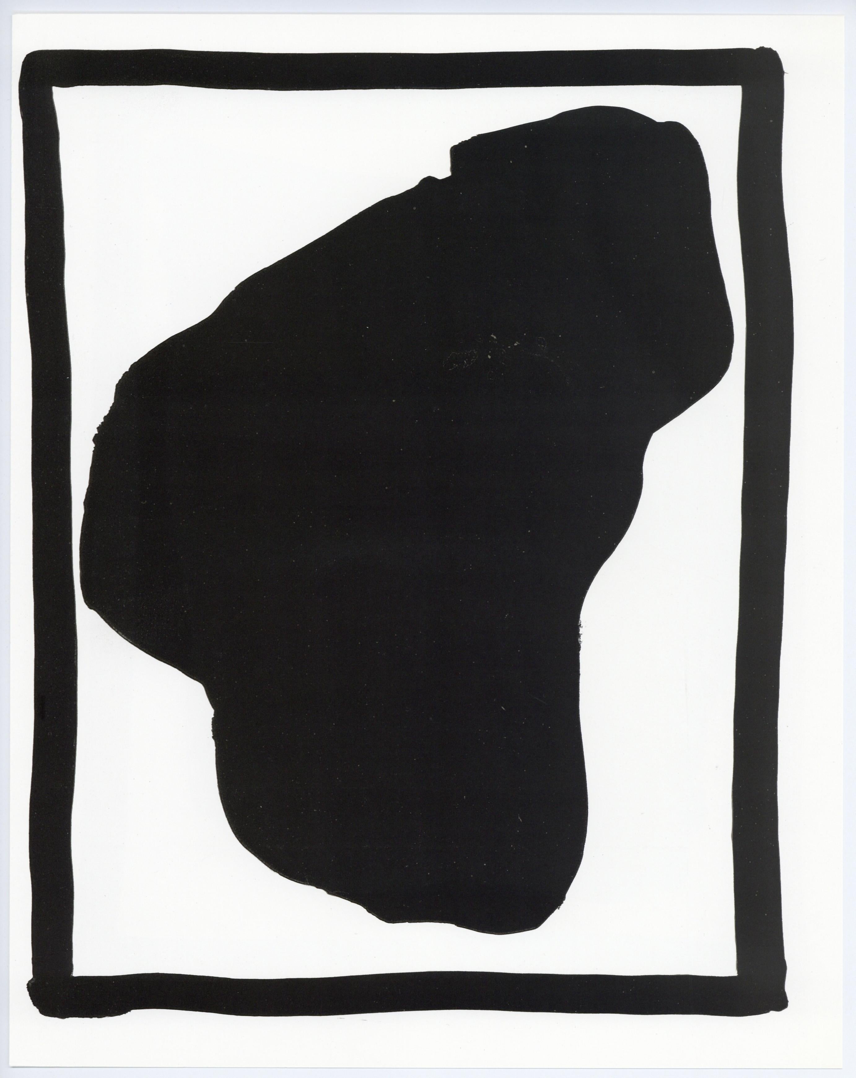 (after) Sol LeWitt Abstract Print - "Black Gouache" lithograph