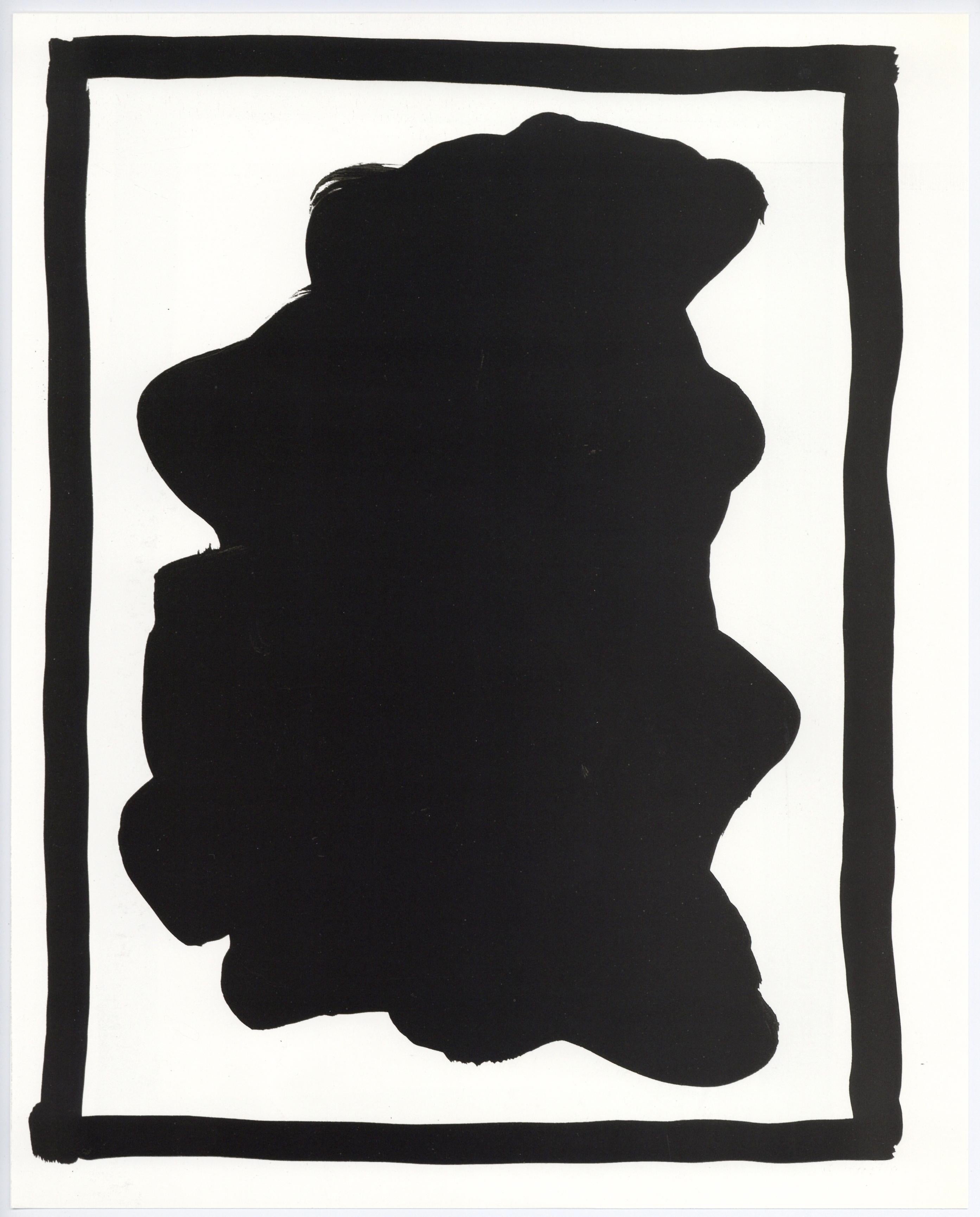 "Black Gouache" lithograph