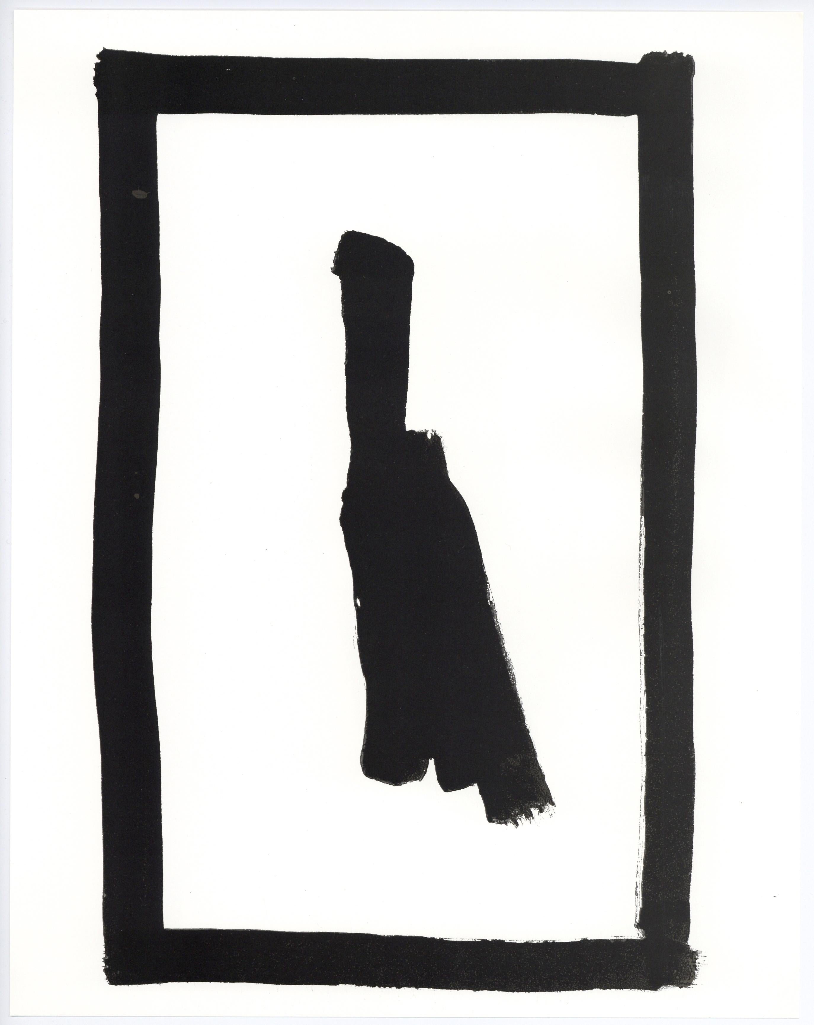 (after) Sol LeWitt Abstract Print – „Schwarze Gouache“ Lithographie