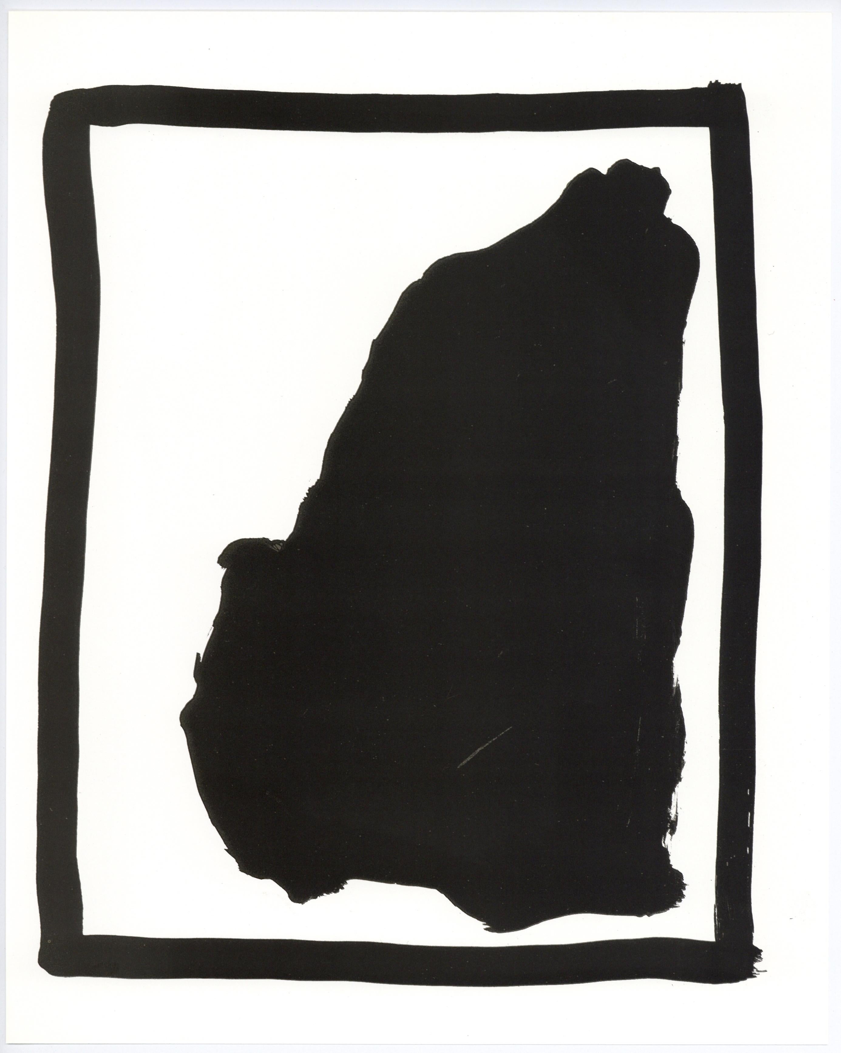 (after) Sol LeWitt Abstract Print - "Black Gouache" lithograph