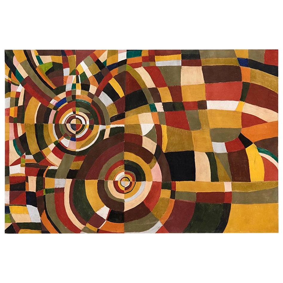 After Sonia Delaunay Large Painting For Sale