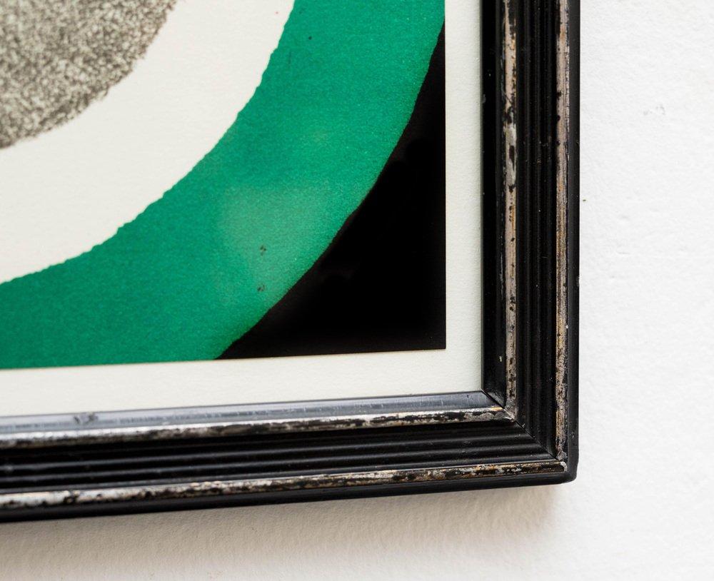 After Sonia Delaunay Color Composition Framed Lithography, circa 1970

Provenance: France 

Sonia Delaunay (1885-1979) was a Ukrainian-born French artist, who spent most of her working life in Paris and, with her husband Robert Delaunay and others,