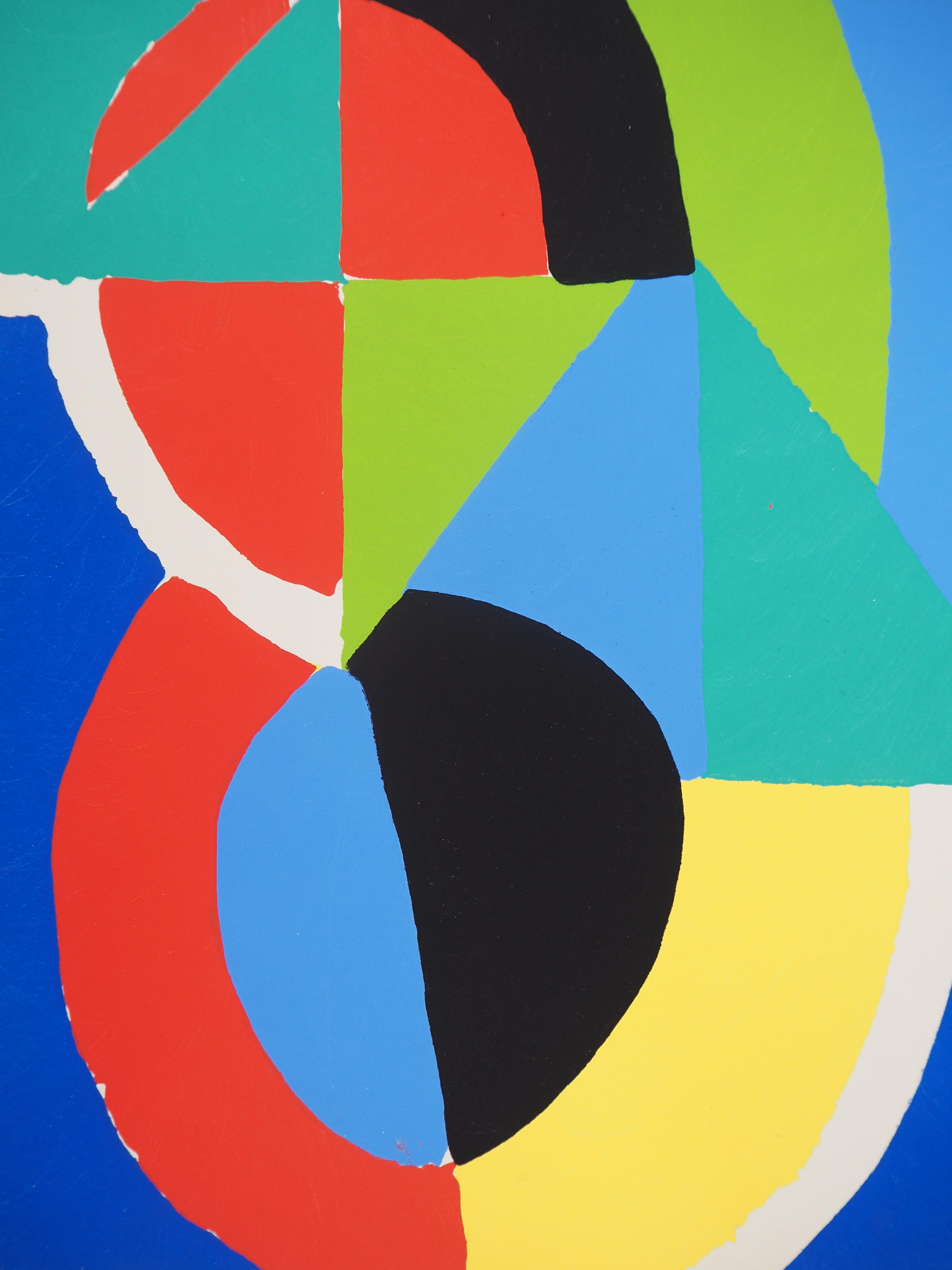 Composition in colour - Lithograph, 1956 - Print by (after) Sonia Delaunay