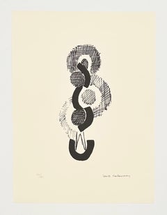 Sonia Delaunay Geometric Lithograph, 1994, Danse, rythme sans fin, 1923