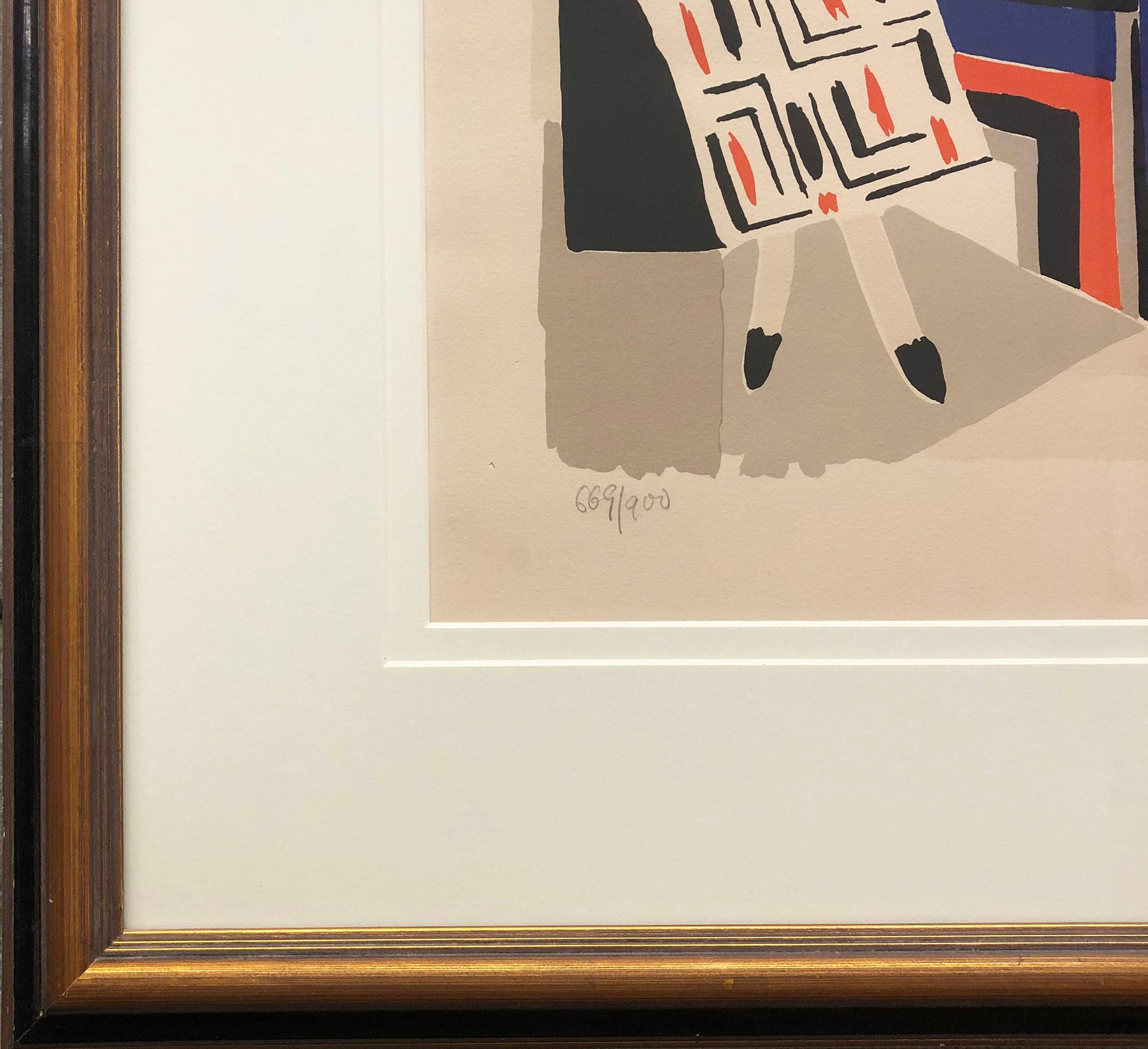 Unitled 11 - Beige Portrait Print by (after) Sonia Delaunay
