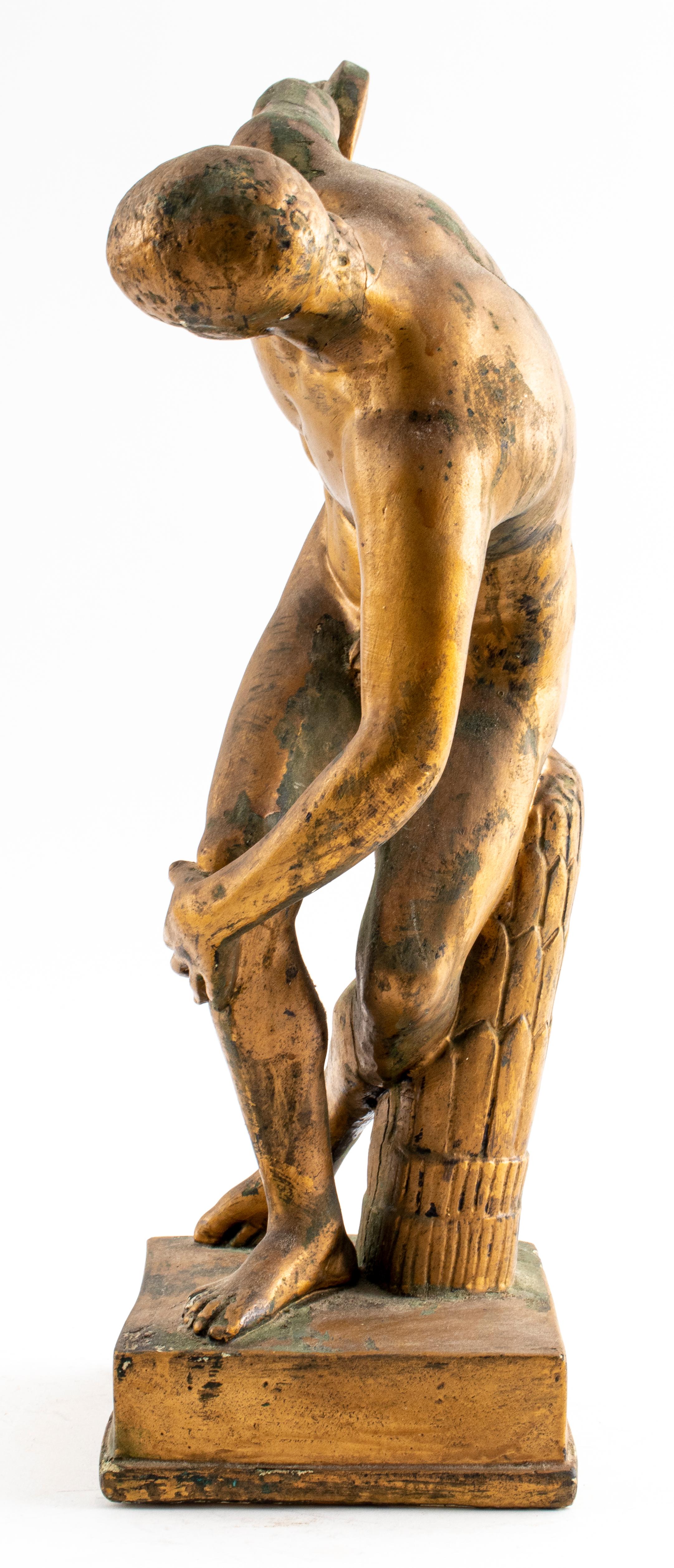 20th Century After the Antique Figure of a Discus Thrower For Sale