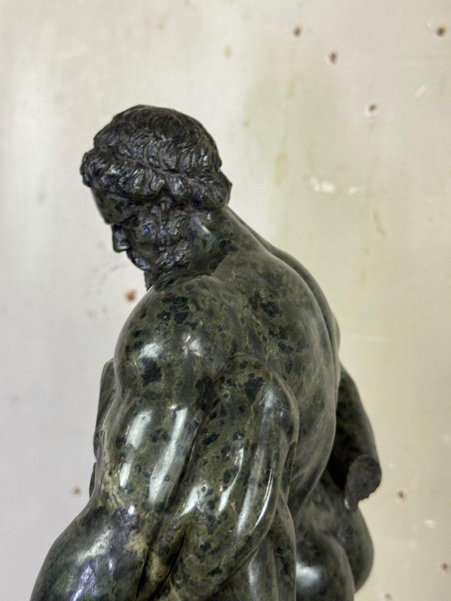 Dopo l'Ercole Farnese, scultura in marmo serpentino in vendita 5