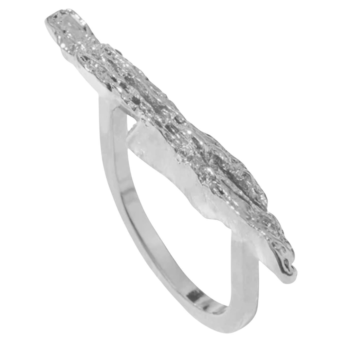 After The Ice Age 2 Hand-Sculpted Silver-Plated Ring by Marion Fillancq