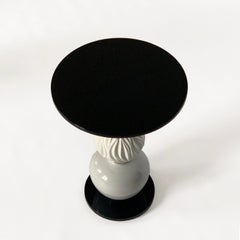 'After the Rain' Side Table, Vintage Ceramics and Glass, One off Piece