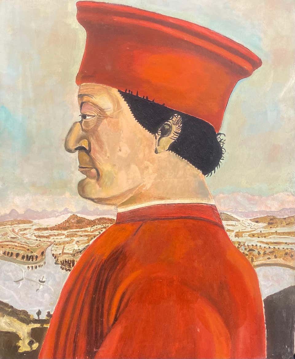 Dutch School - Fine Dutch Oil Painting Portrait of a Renaissance Lady ...