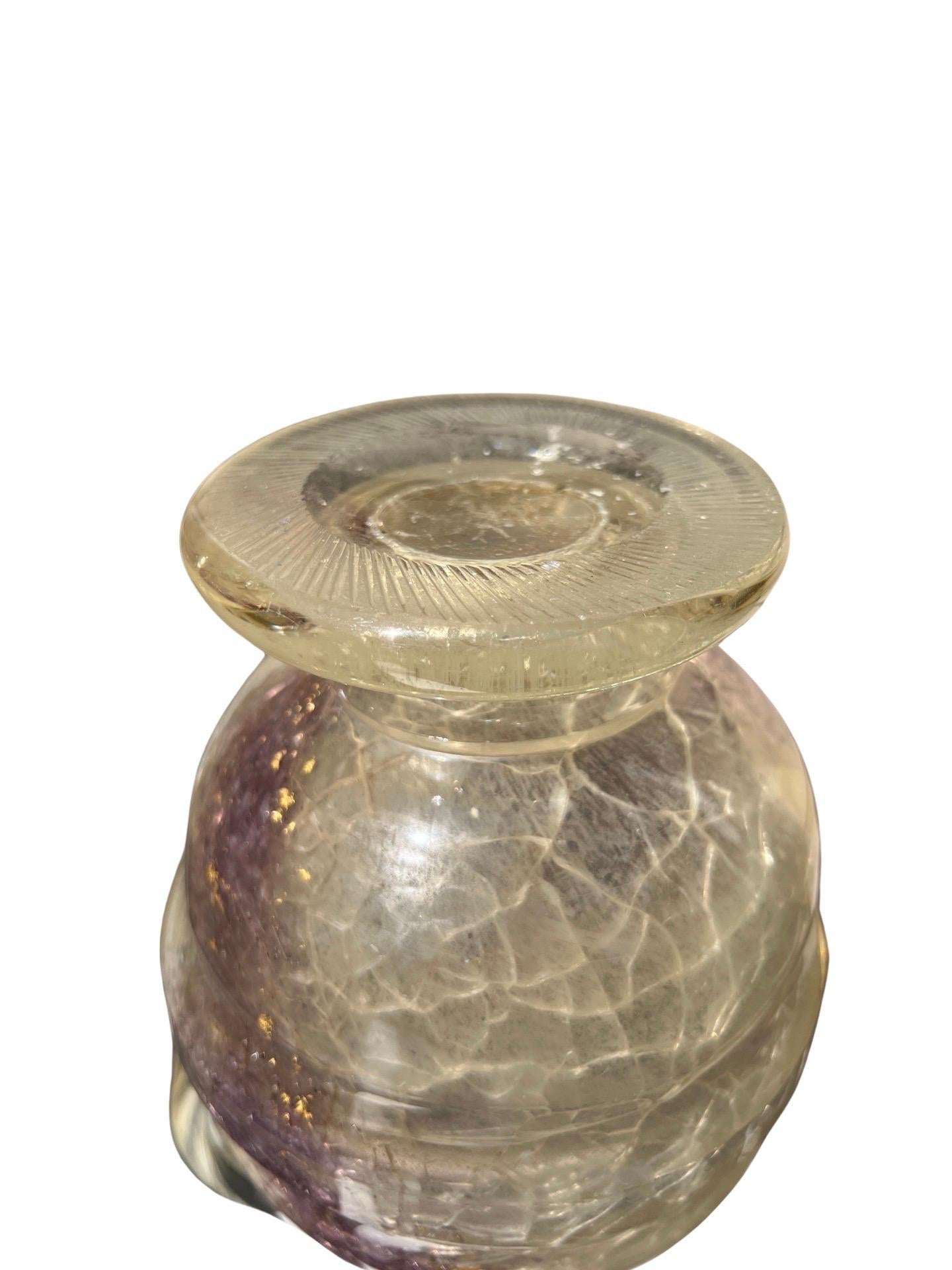 After The Roman Antique - Rock Crystal, Glass & Gold Flecking Grand Tour Pitcher For Sale 12