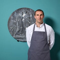 After Thorvaldsen English Neoclassical Style Lead Roundel