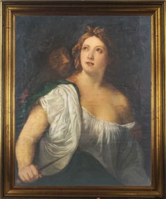 Estudio de principios del siglo XIX sobre "Lucrecia y su marido Lucio" de Tiziano