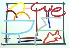 Fast Sketch Still Life with Fruit and Goldfish