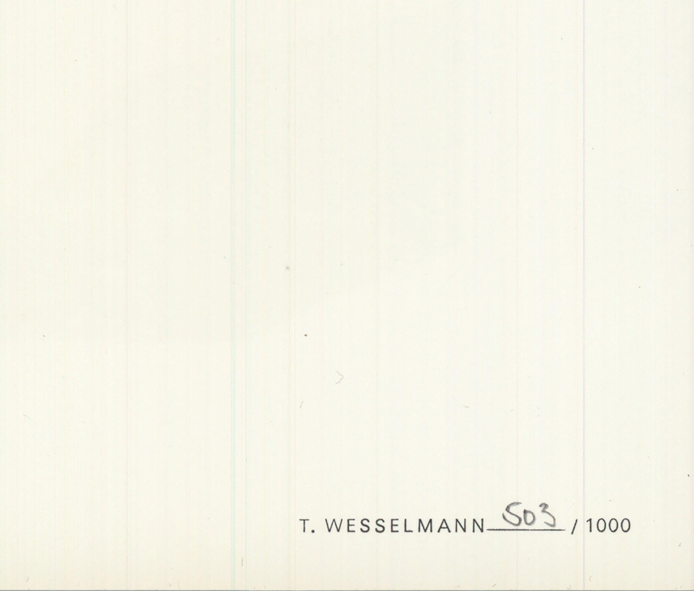 Tom Wesselmann- Glänzender Akt Pop-Art- Vintage (Beige), Portrait Print, von (after) Tom Wesselmann