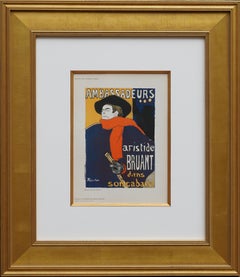 Toulouse-Lautrec, "Ambassadeurs - Aristide Bruant" - Das Moderne Plakat