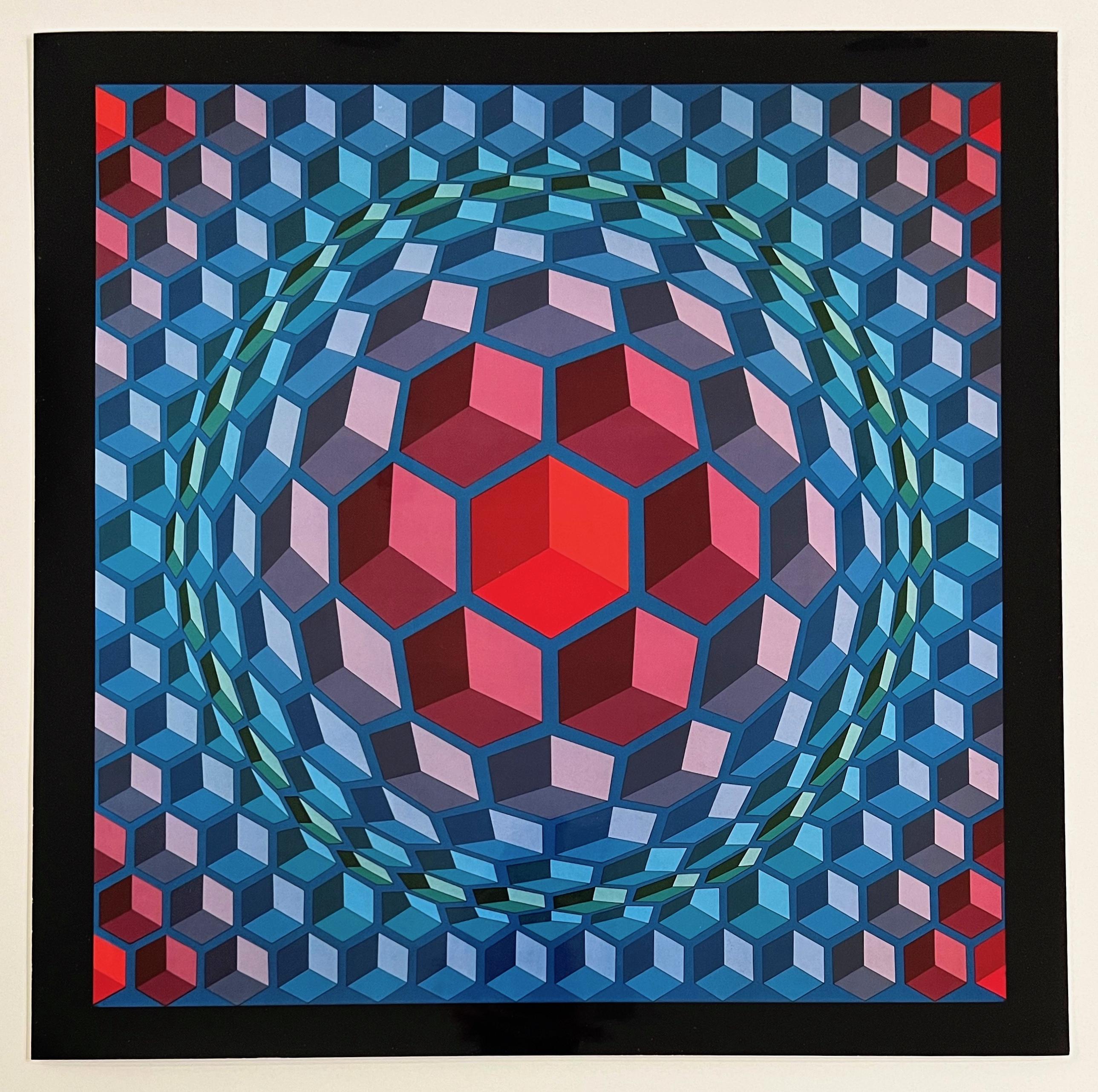 "Cheyt MC-4" - Print by (After) Victor Vasarely