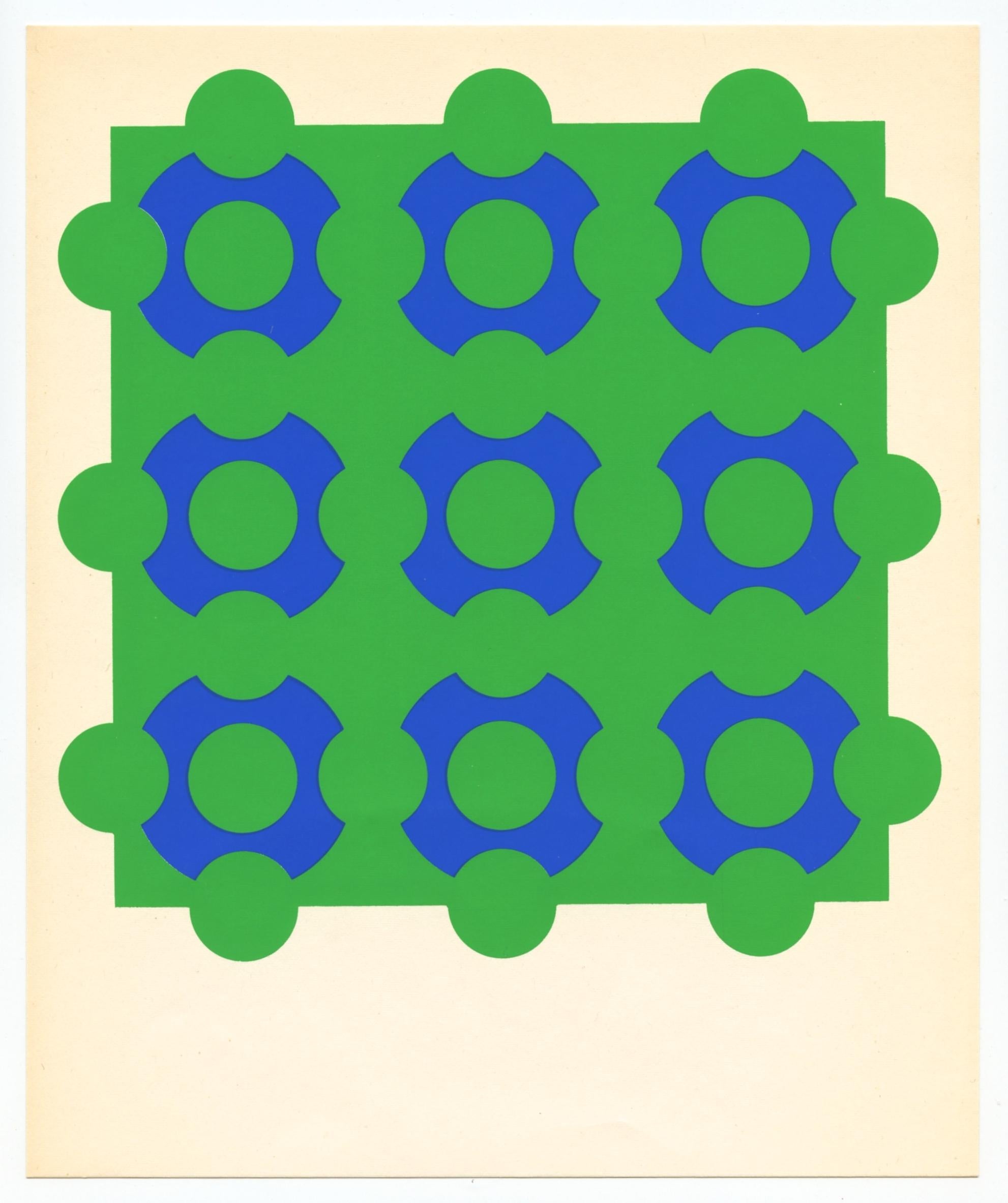 "Procion" serigraph - Print by (After) Victor Vasarely