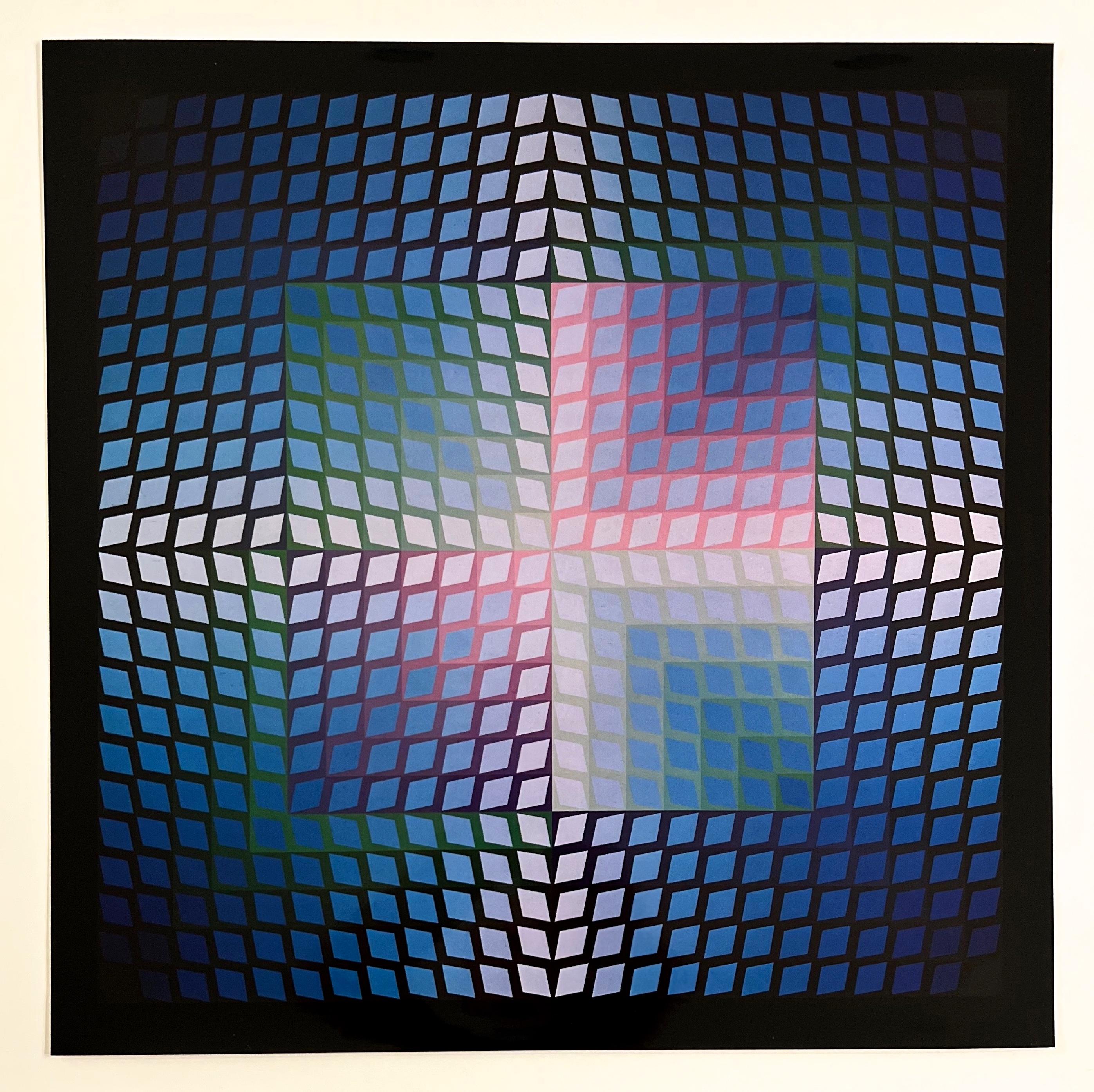 "Quasar Paal 2" - Print by (After) Victor Vasarely