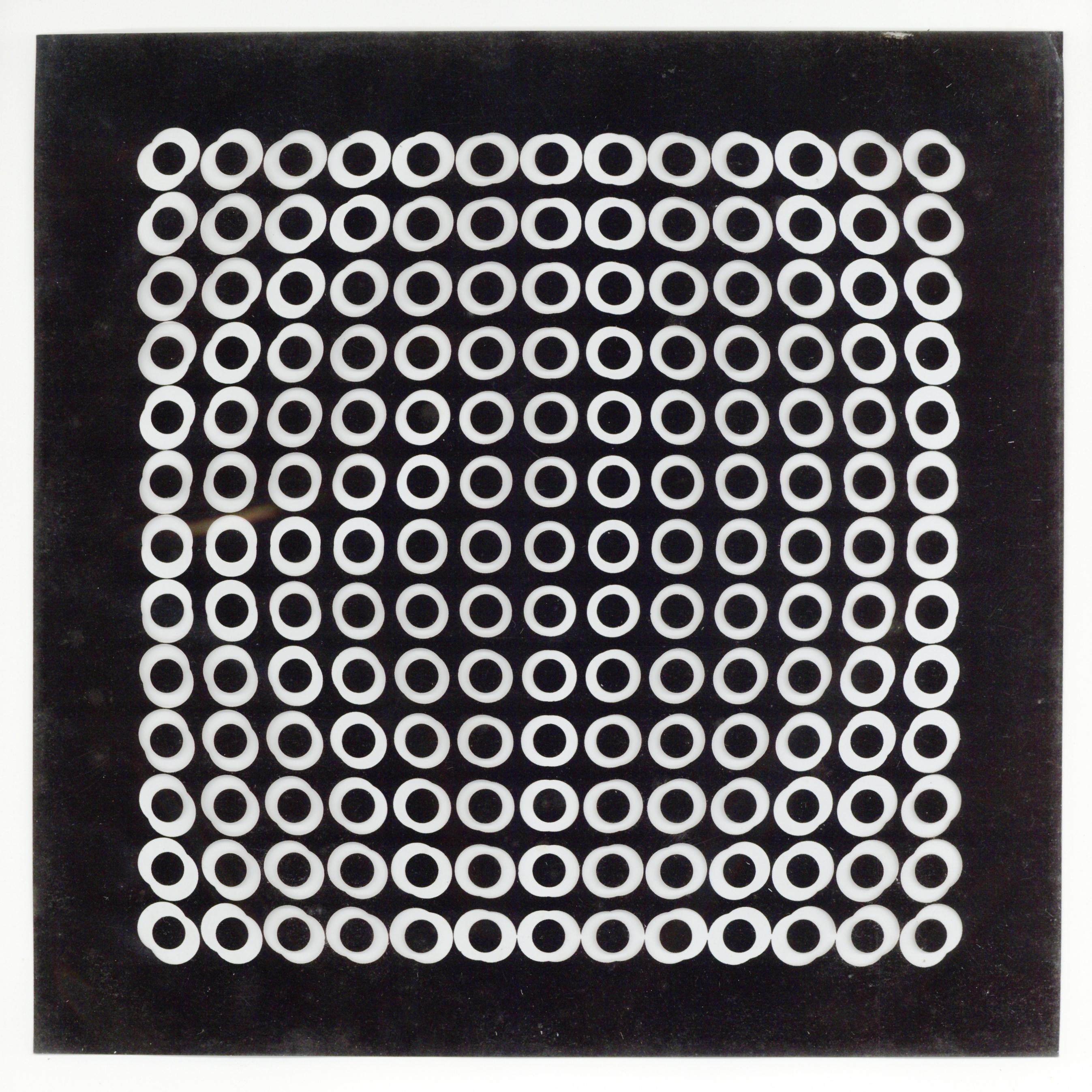 Screenprint on plastic film - Print by (After) Victor Vasarely