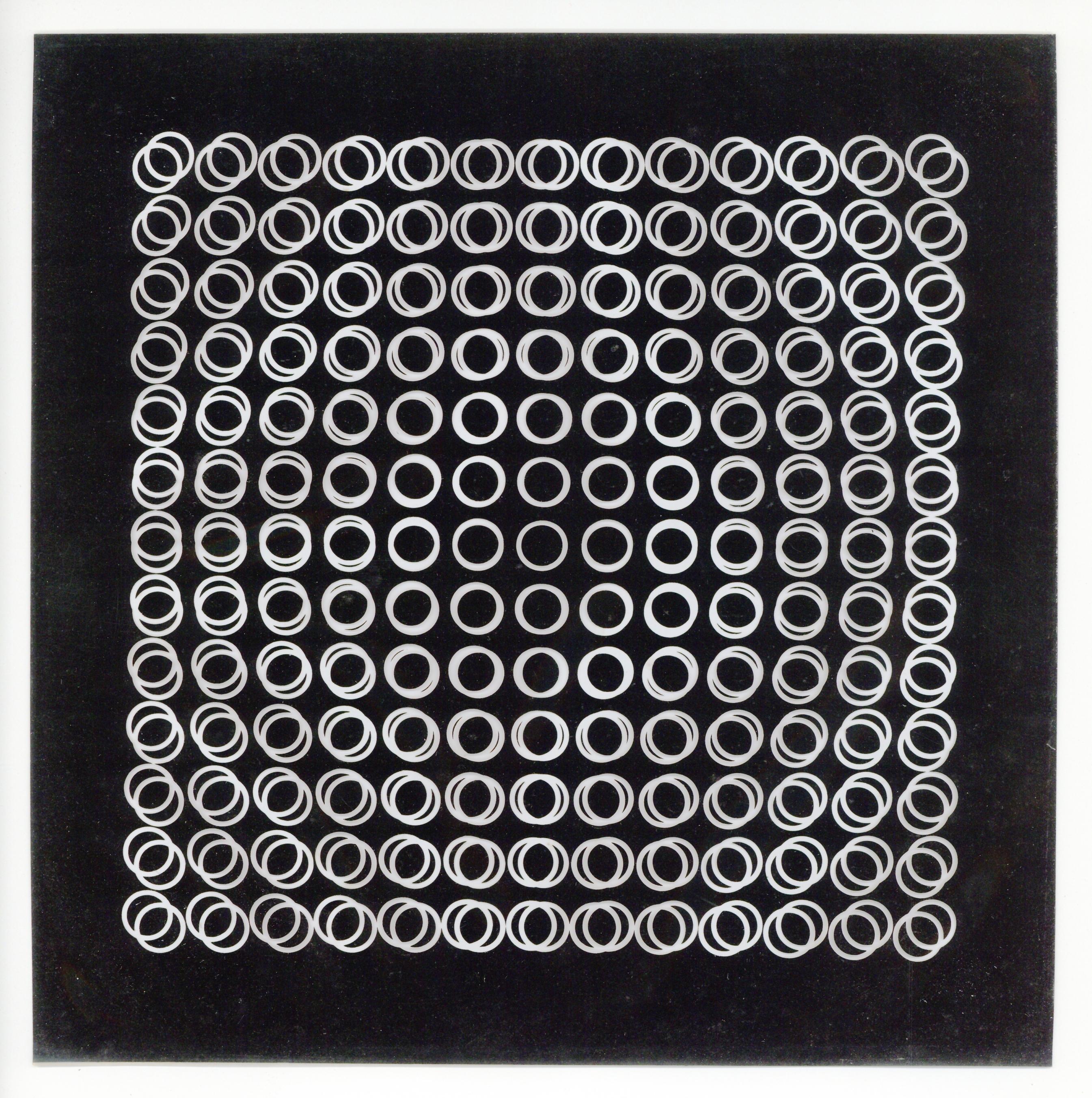 Screenprint on plastic film - Print by (After) Victor Vasarely