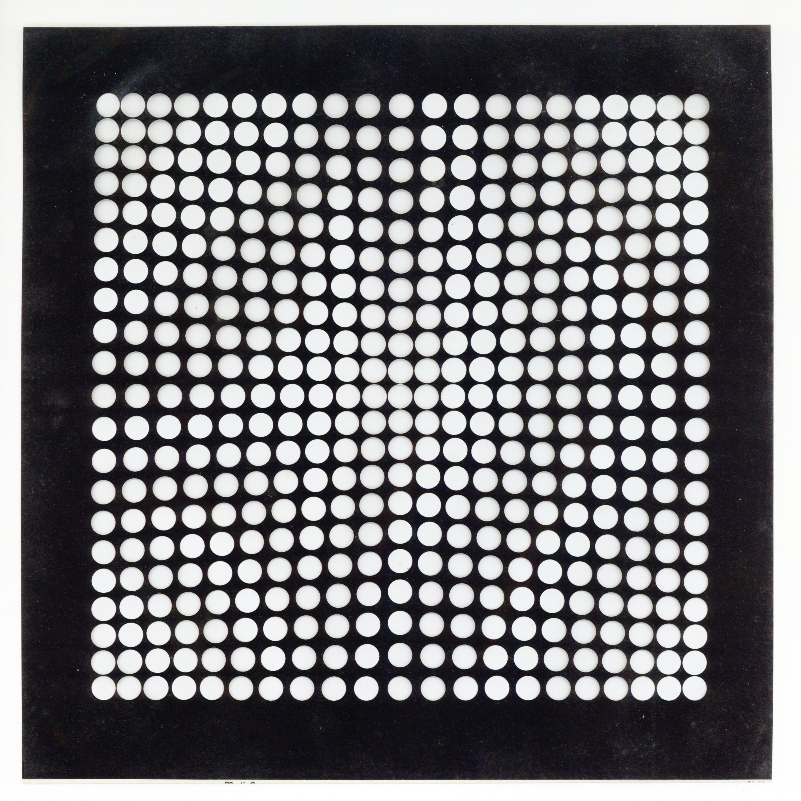 screenprint on plastic film - Print by (After) Victor Vasarely