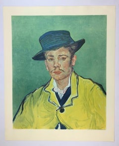 Van Gogh-Portrait d'A. Roulin:Lithographie Vintage By-Publiée par Franz Hanf. Munich