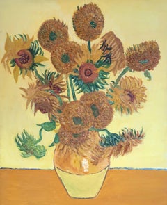 Die Sonnenblumen, ikonisches Ölgemälde 