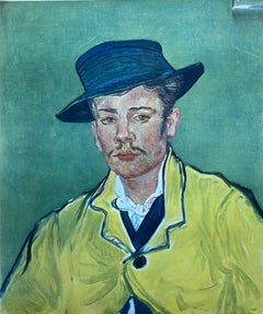 Van Gogh-Portrait of A. Roulin:Vintage Lithography-Publish by Franz Hanf. Munich