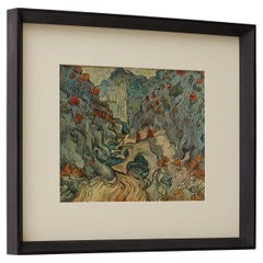 Vincent van Gogh Landscape Print, Framed, 1947, Excellent Condition