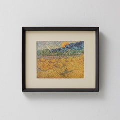 Vincent van Gogh Framed Color Print of Landscape with Wheat Sheaves, 1947