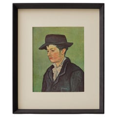 Vincent van Gogh Framed Portrait Print of Armand Roulin, Editions du Chêne, 1947