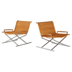After Ward Bennett Sled Lounges Chairs for Selig