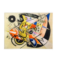 Abstract Lithograph After Wassily Kandinsky, Framed
