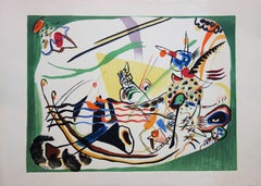 Abstract Surrealist Landscape - Lithograph