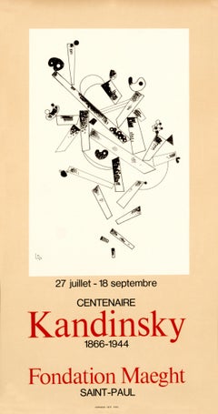 "Centenaire Kandinsky 1866-1944 - Fondation Maeght" Original Exhibition Poster