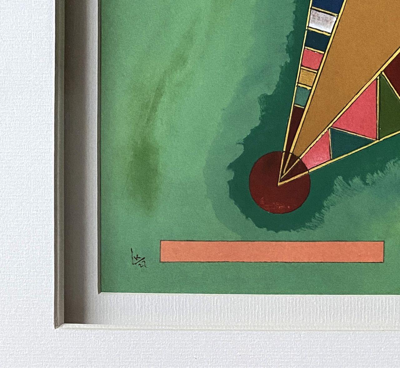 Komposition – Lithographie, signiert auf dem Teller – Gerahmt (Moderne), Print, von (after) Wassily Kandinsky