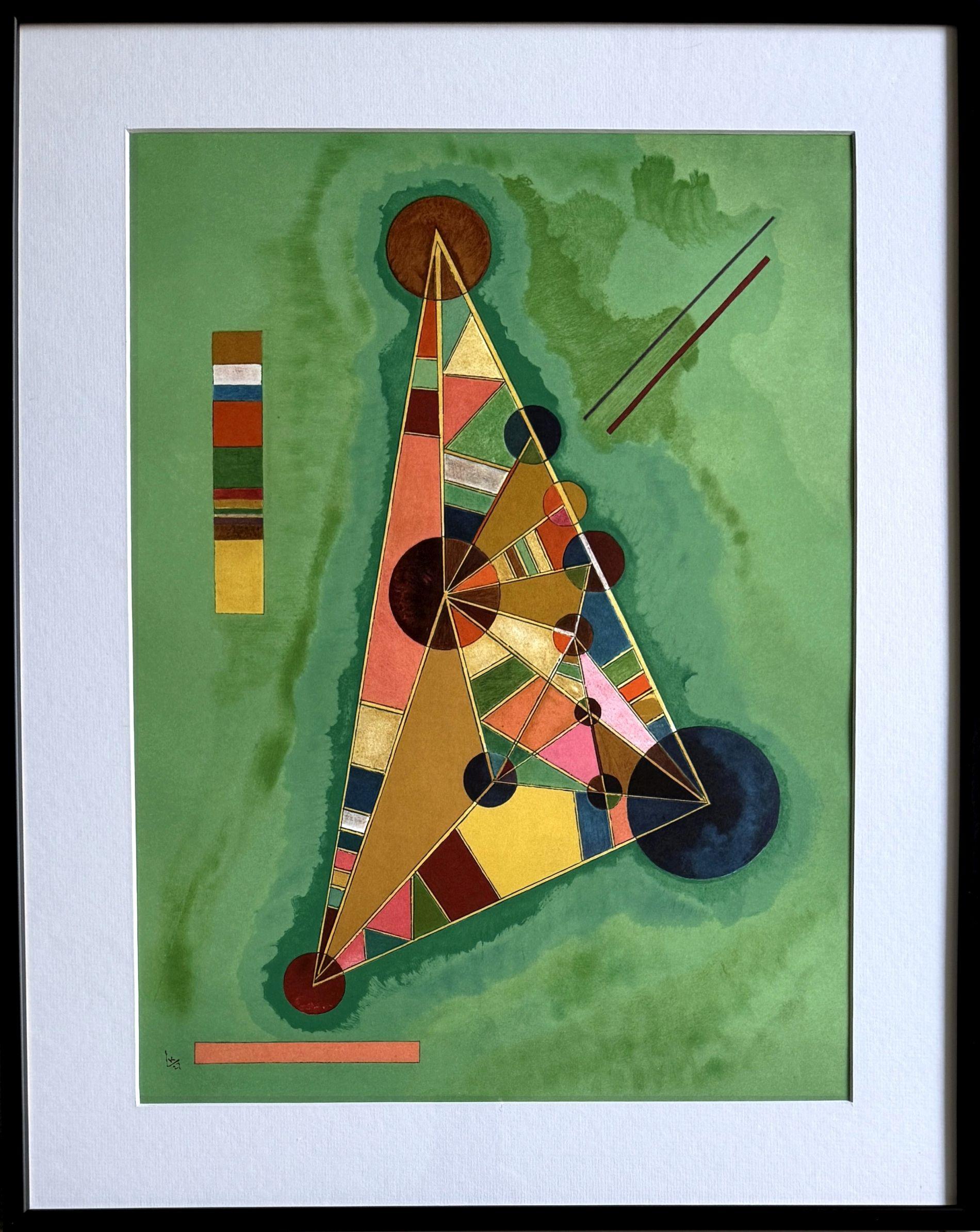 (after) Wassily Kandinsky Interior Print - Composition - Lithograph Signed in the Plate - Framed
