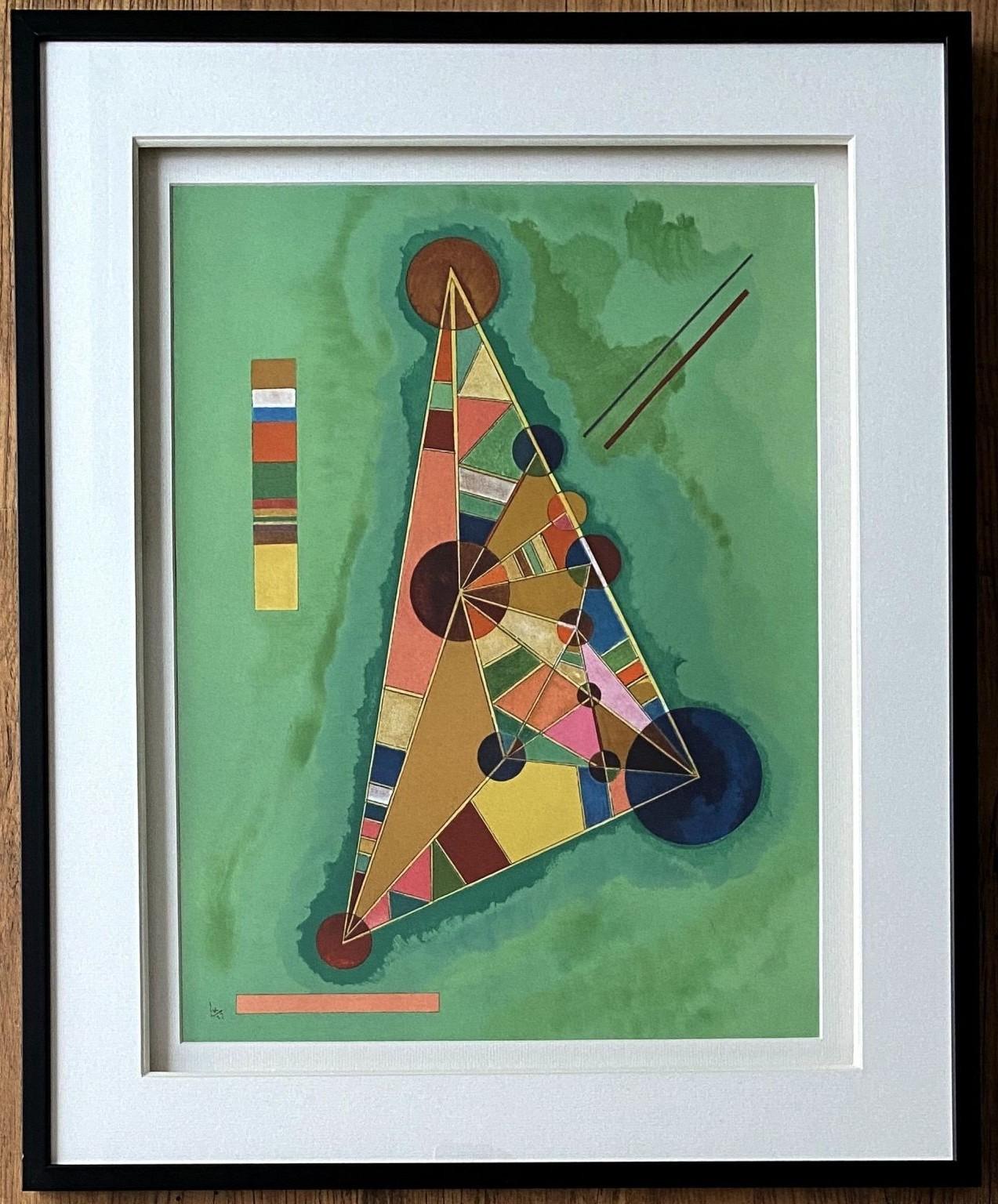 (after) Wassily Kandinsky Interior Print - Composition - Lithograph Signed in the Plate - Framed