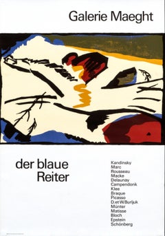 "der Blaue Reiter - Galerie Maeght" Kandinsky Original Vintage Exhibition Poster