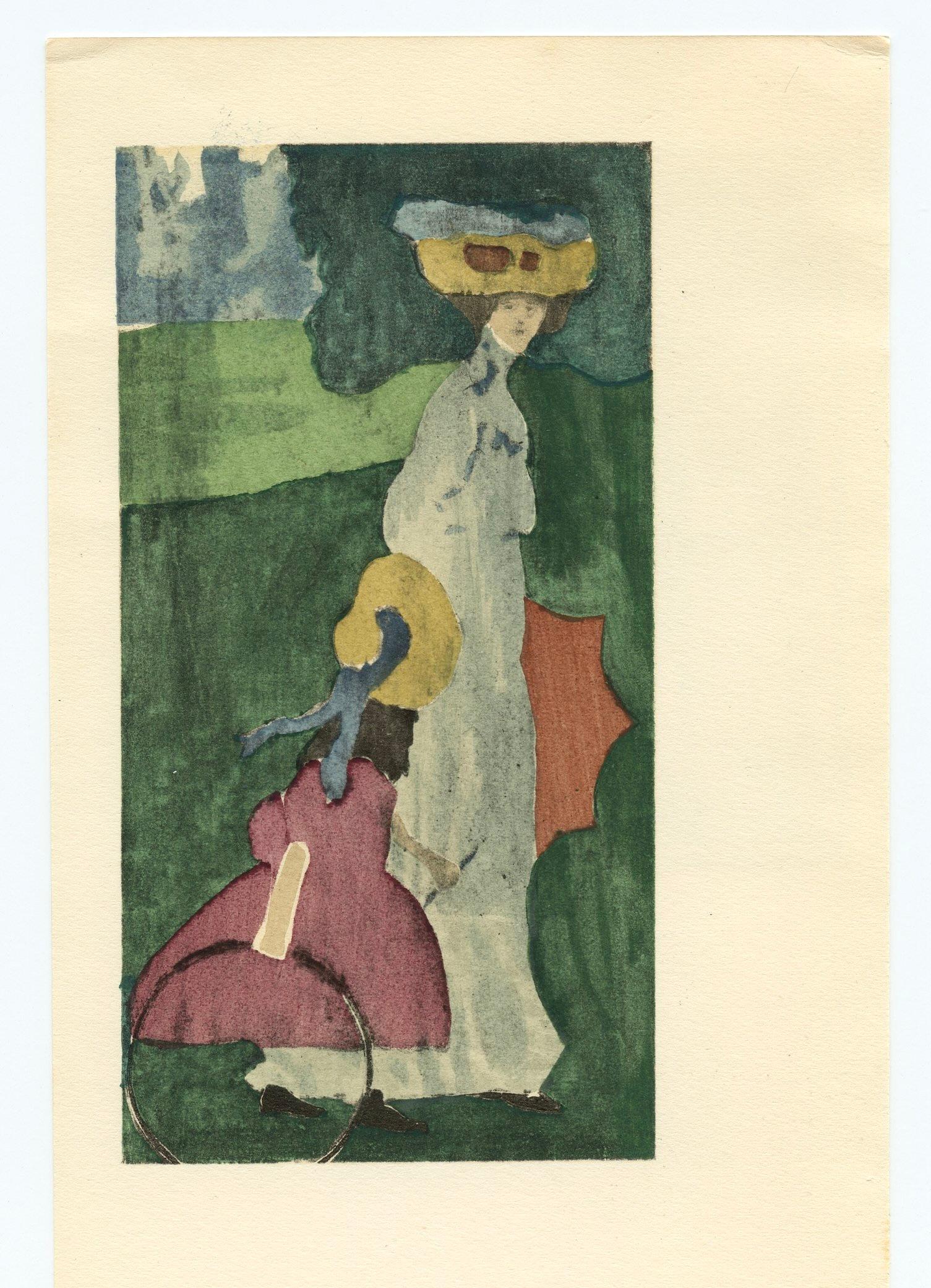 "Été" (Summer) lithograph - Print by (after) Wassily Kandinsky