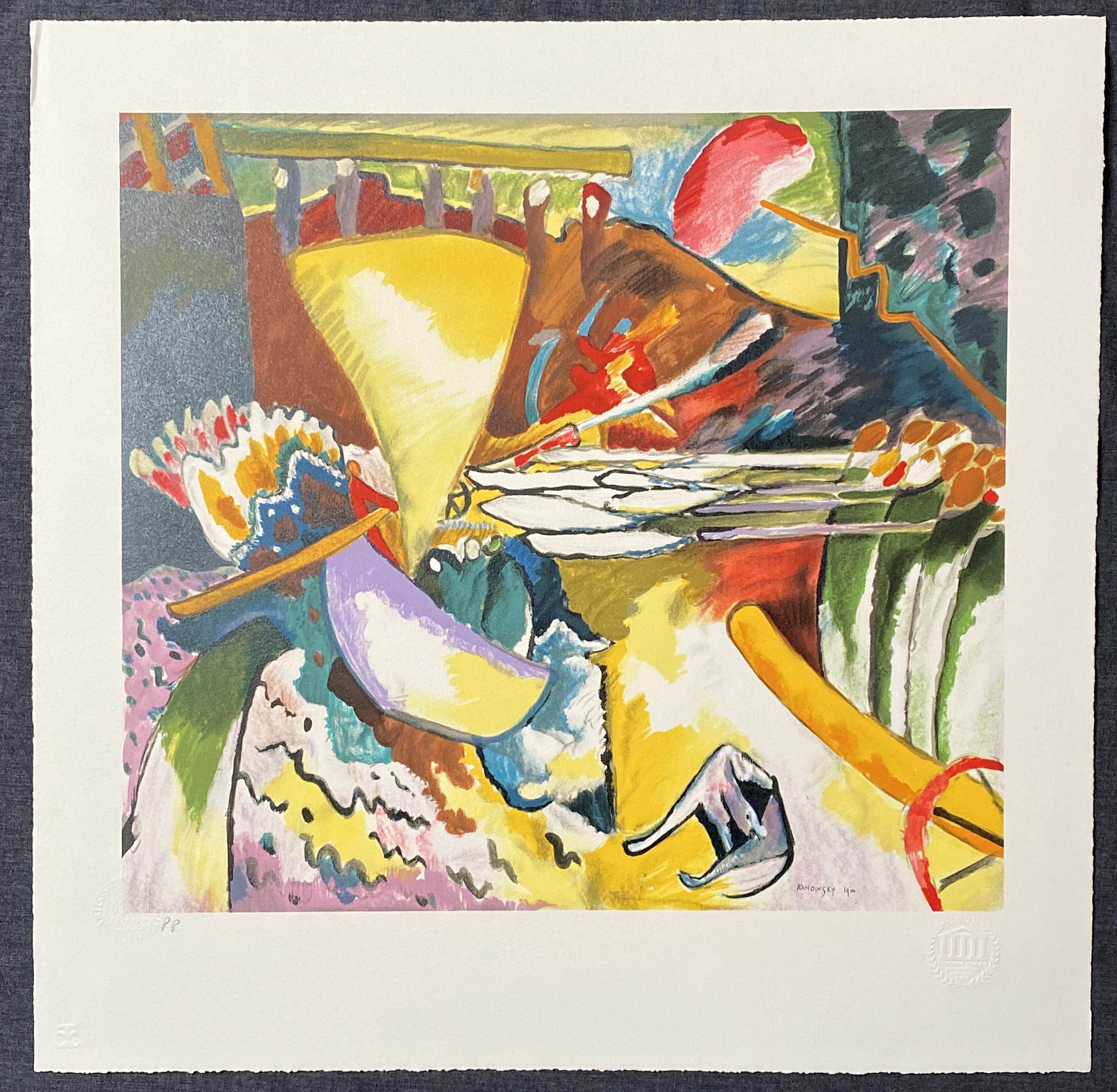 Improvisation 11 Lithographie in limitierter Auflage, 1990  – Print von (after) Wassily Kandinsky