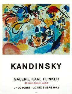 Kandinsky - Galerie Karl Flinker (after) Wassily Kandinsky, 1972